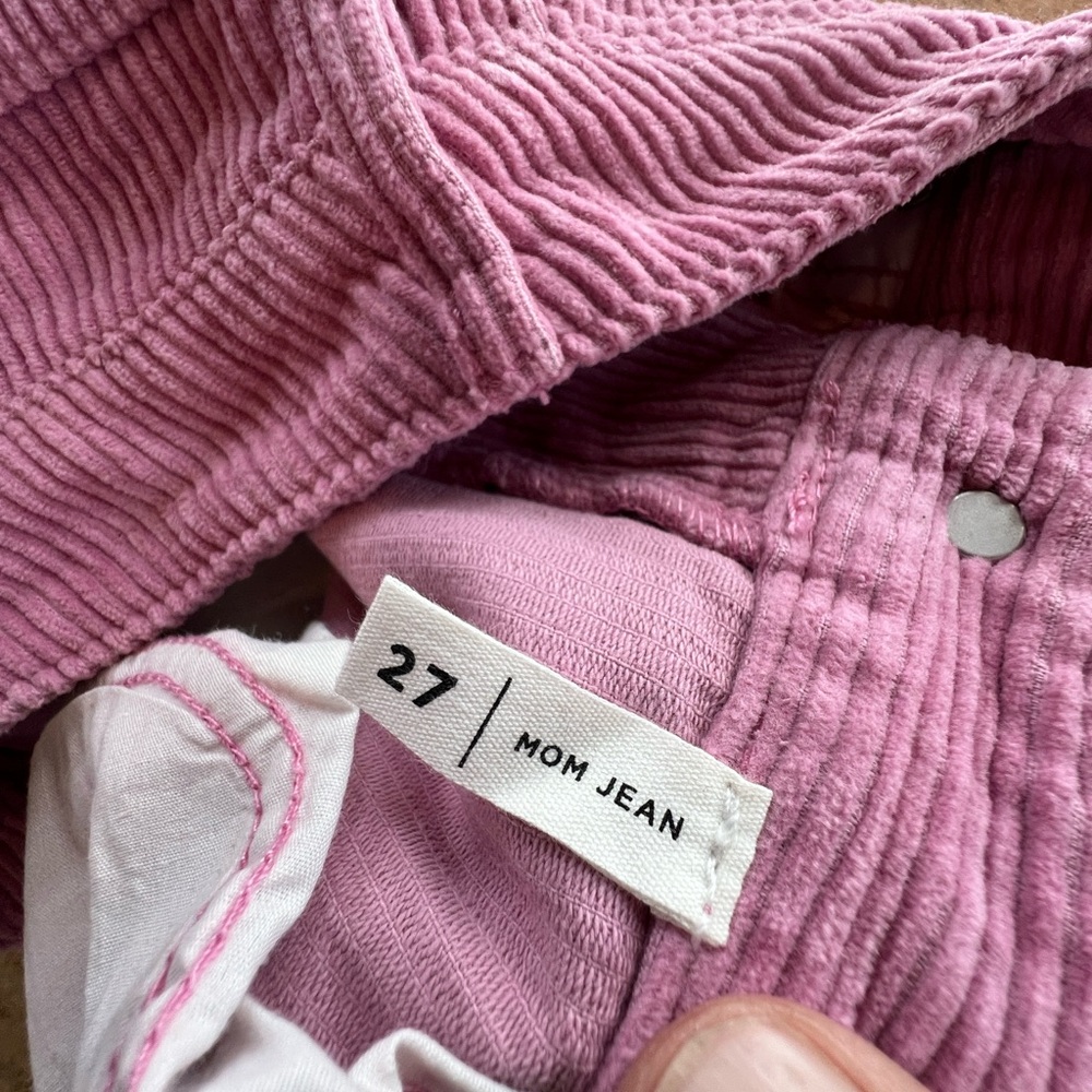 PacSun Pink Straight Leg Mom Jeans. Size 27 - Picture 6 of 10